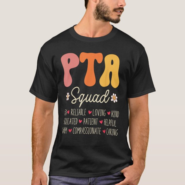 Camiseta Semana de Apreciação ao Esquadrão PTA de volta à E (Frente)