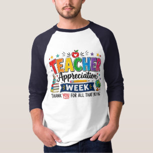 Camiseta Semana de apreciação aos professores Homens