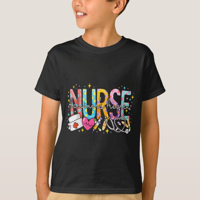 Camiseta semana de apreciação da enfermeira do programa de  (Frente)