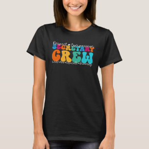 Camiseta Semana de Apreciação da Equipe Secretária de volta