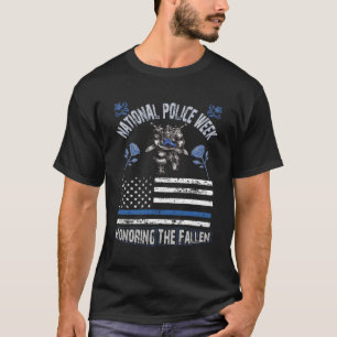 Camiseta Semana de Apreciação da Polícia Nacional Semana 20