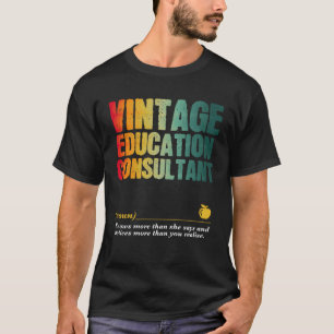 Camiseta Semana de Apreciação do Consultor de Educação de V