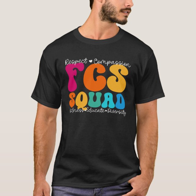 Camiseta Semana de Apreciação do Esquadrão FCS de volta à e (Frente)