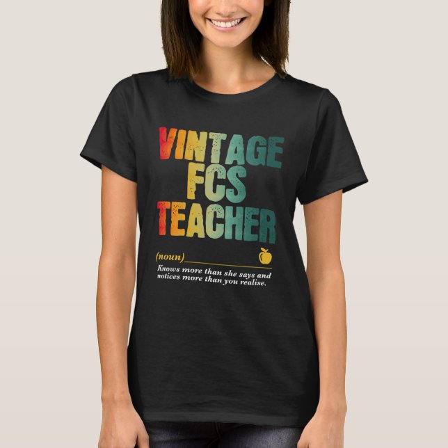 Camiseta Semana de Apreciação do Professor FCS de volta à e (Frente)