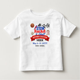 Camiseta Semana de Apreciação do Professor Todas as Estrela