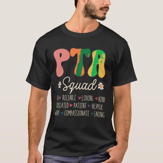 Camiseta Semana de Apreciação no Esquadrão PTA de volta à C (Frente)