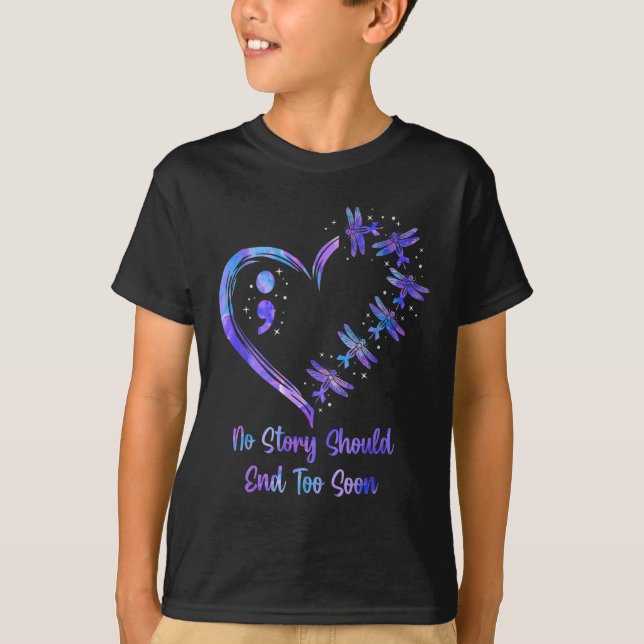 Camiseta Semana de Conscientização da Prevenção do Suicídio (Frente)