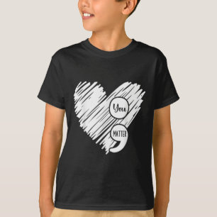 Camiseta Semana de Conscientização da Saúde Mental Ponto e