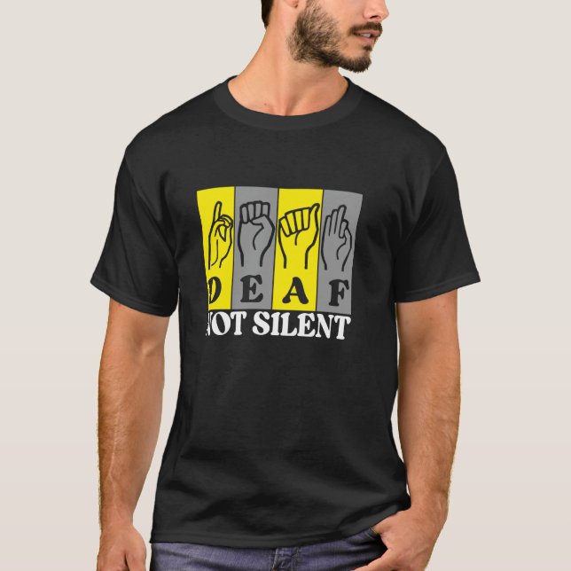Camiseta Semana de Conscientização dos Surdos (Frente)