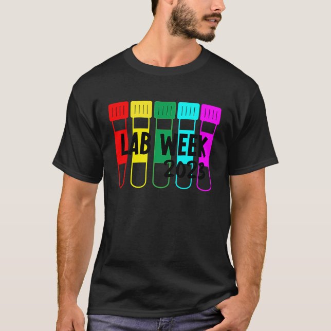 Camiseta Semana do Laboratório de Diversão de Cientista Col (Frente)
