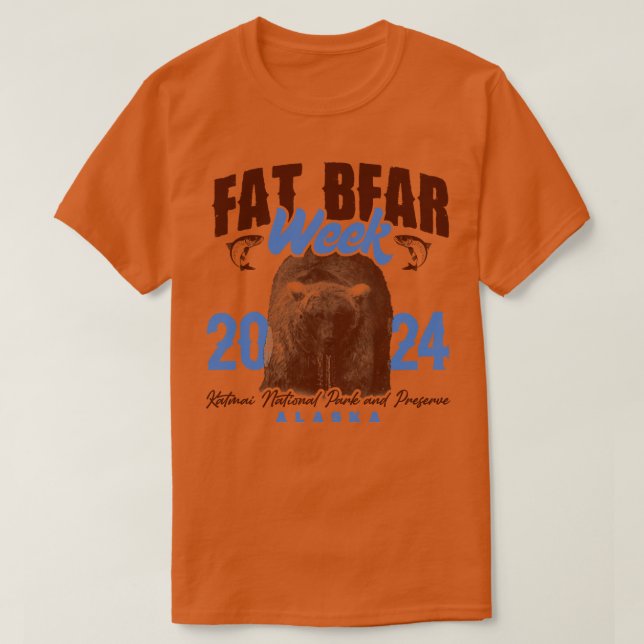 Camiseta Semana do Urso Gordo 2024 (Frente do Design)