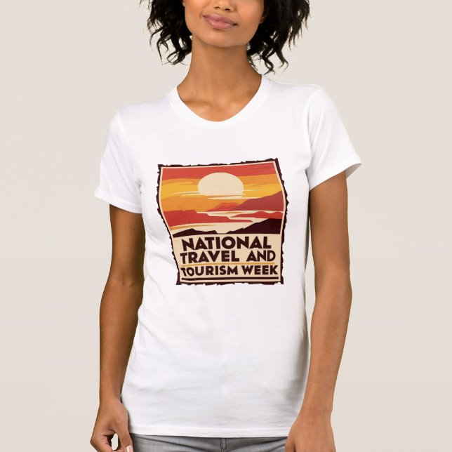 Camiseta Semana Nacional do Viagem e Turismo, Viagem nacion (Frente)