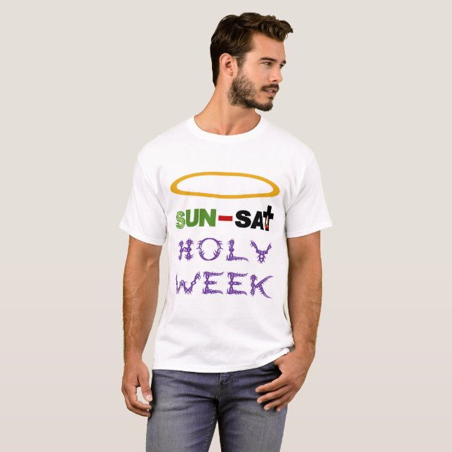 Camiseta Semana Santa (Domingo de Palma a Quinta Santa) (Frente Completa)