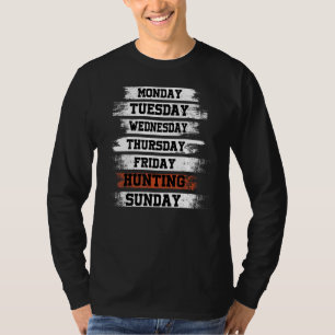 Camiseta Semanas de Trabalho Segunda-feira Quarta-feira Sex