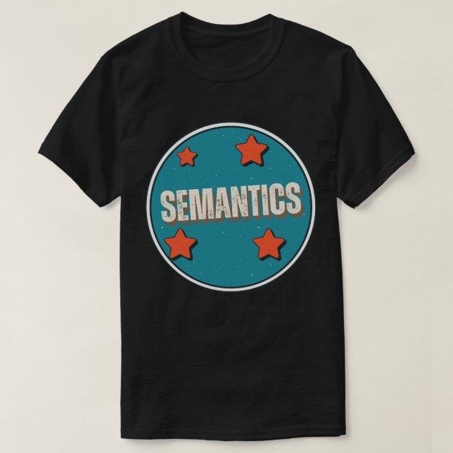 Camiseta Semântica (Frente do Design)
