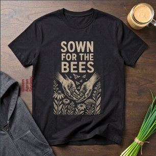 Camiseta Semear para as Abelhas Diversidade de Flores Silve