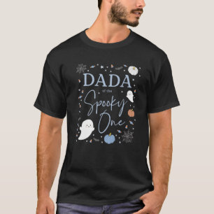 Camiseta Sêmen Dada Do Spooky One First Birthday Blue Bo