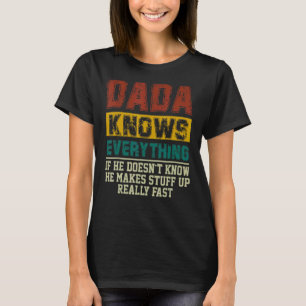Camiseta Sêmen Dada Sabe Tudo Vintage Dada Pai Fathe