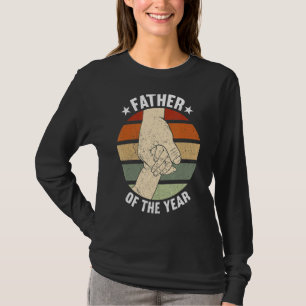 Camiseta Sêmen Pai Do Ano Novo papai Feliz Pai Fathe