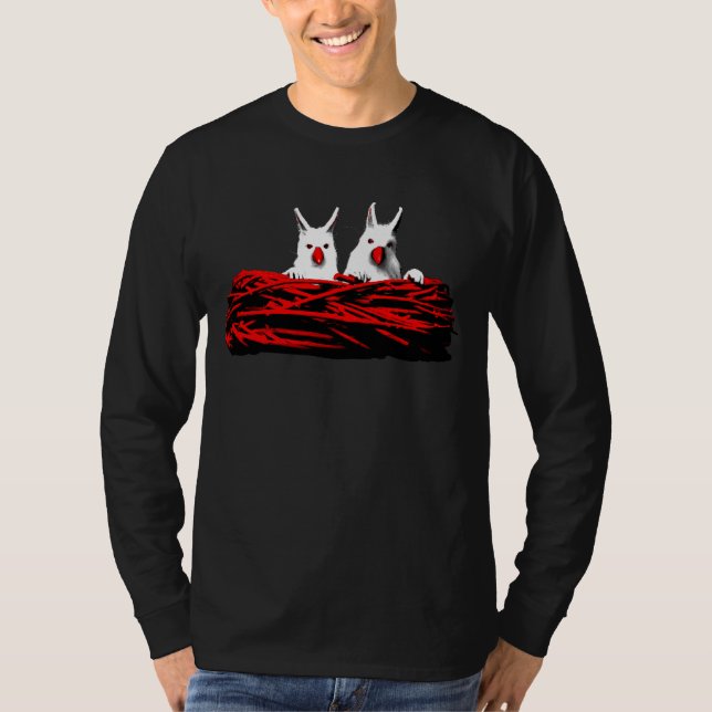 Camiseta Semente na areia de longa manga (Frente)