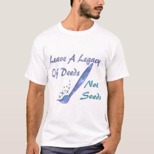 Camiseta Sementes das ações não
