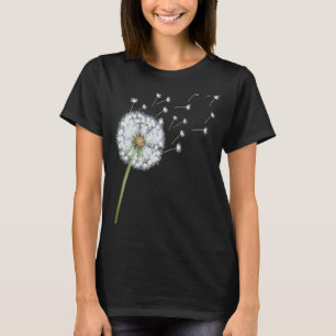 Camiseta Sementes De Dandelion Exploídas Por Vento Fazem Um