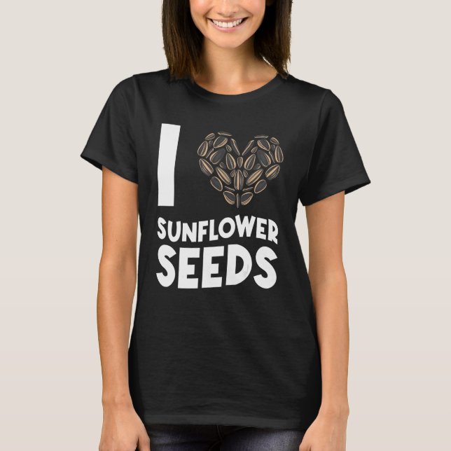 Camiseta Sementes de girassol Loucos de snacks (Frente)