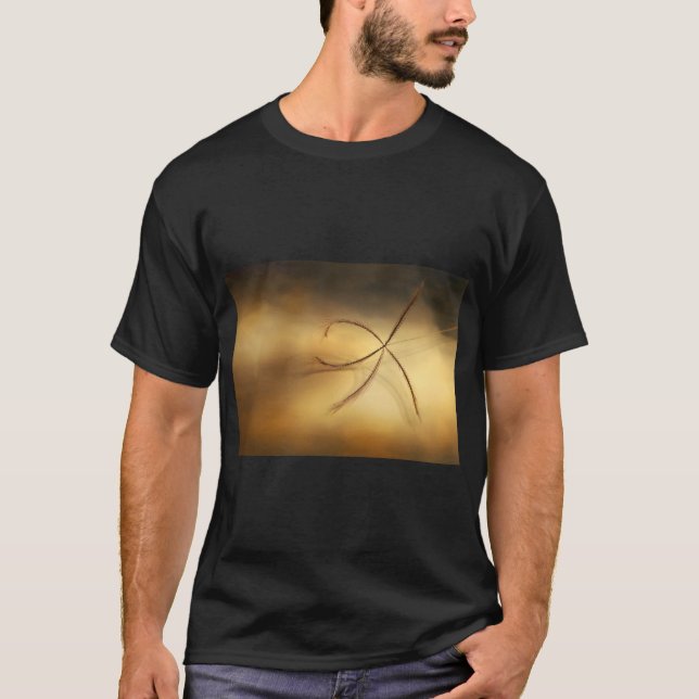 Camiseta Sementes de Grama de solteiro com sombra (Frente)