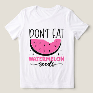 Camiseta Sementes de melancia engraçadas no início da gravi