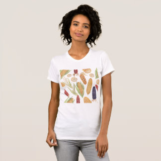 Camiseta Sementes de milho e milho