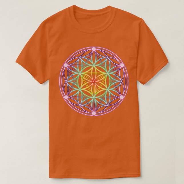 Camiseta Sementes do arco-íris salva-vidas (Frente do Design)