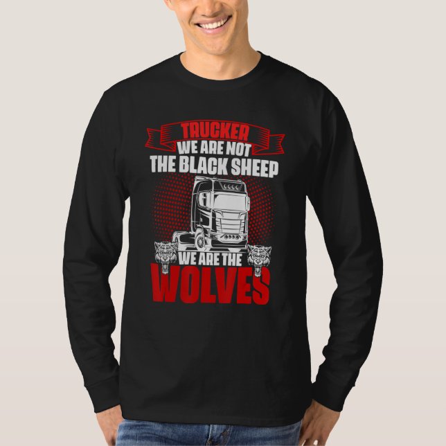 Camiseta Semi trailer truck driver  9 (Frente)