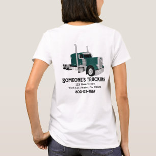 Camiseta Semi Truck Green
