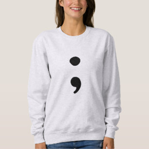 Camiseta Semicolão para a Consciência da Saúde Mental  C