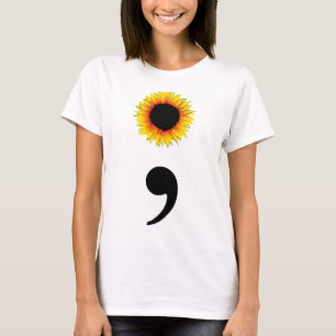 Camiseta Semicolon Girassol