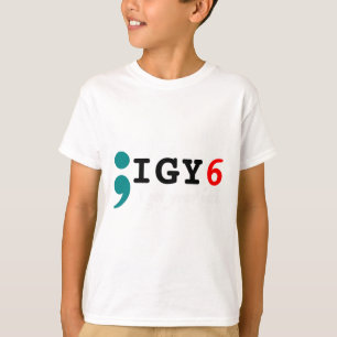 Camiseta Semicolon, Tenho Sua Consciência Do Suicídio Ck.