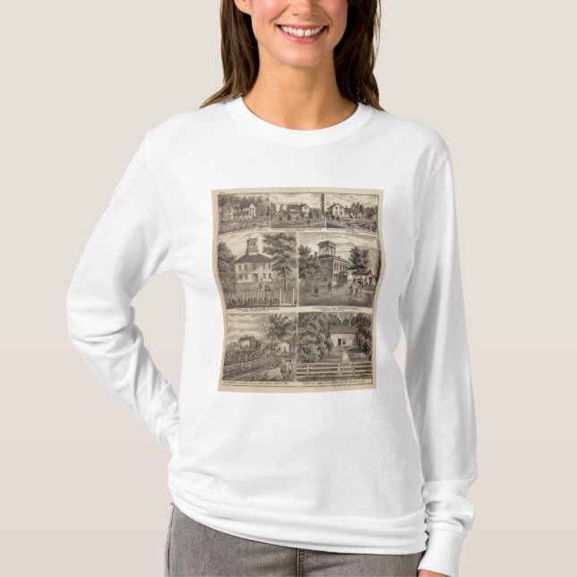 Camiseta Seminário metodista Wesleyan, Wasioja, Minnesota (Frente)