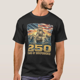 Camiseta Semiquincentenário dos EUA: 250 Anos de Independên