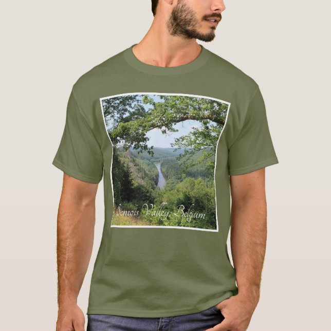 Camiseta Semois Valley View, Ardennes, Bélgica (Frente)