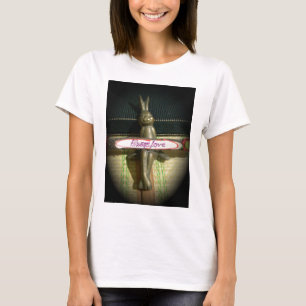 Camiseta Sempre Ama Hakuna Matata Cute Rabbit style.png