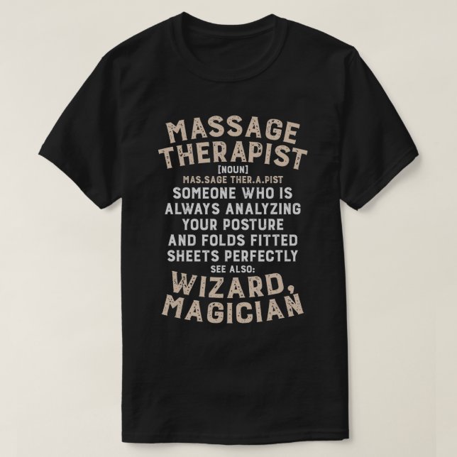 Camiseta Sempre Analisando Sua Postura, Engraçado Massagem  (Frente do Design)