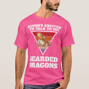 Camiseta Sempre Animado Para Falar Com Minha Barba De Dragõ