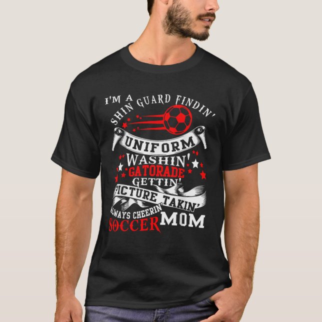 Camiseta Sempre Aplausos de futebol mãe (Frente)