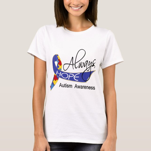 Camiseta Sempre autismo da esperança (Frente)