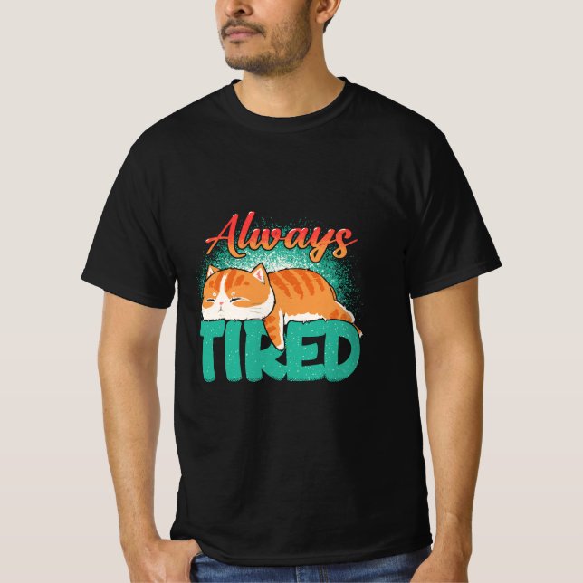 Camiseta Sempre cansado (Frente)