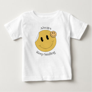 Camiseta Sempre continue sorrindo 