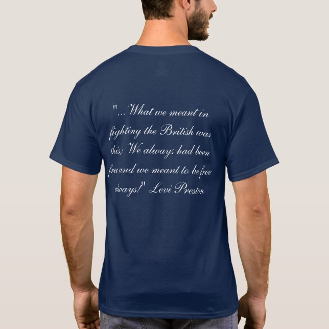 Camiseta Sempre destinada a ser livre (Verso)