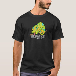 Camiseta Sempre Diferente Lagarto Camaleão Geckos Réptil