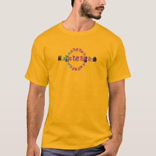 Camiseta Sempre Diga a Verdade Mens Gold