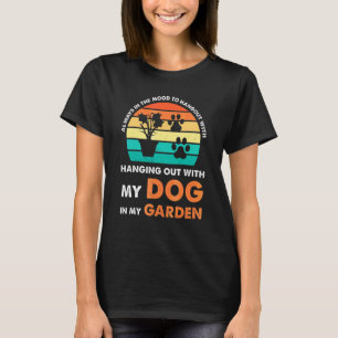 Camiseta sempre disposição para sair cachorro jardim jardin